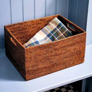 Caixa para Armazenamento em Rattan Bahali 50x40x20cm