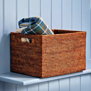 Caixa para Armazenamento em Rattan Bahali 50x40x20cm