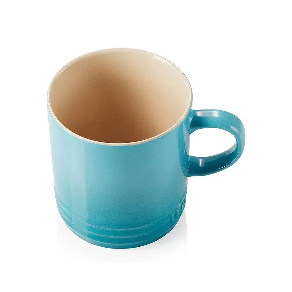 Caneca Cerâmica Azul Caribe 350ml Le Creuset