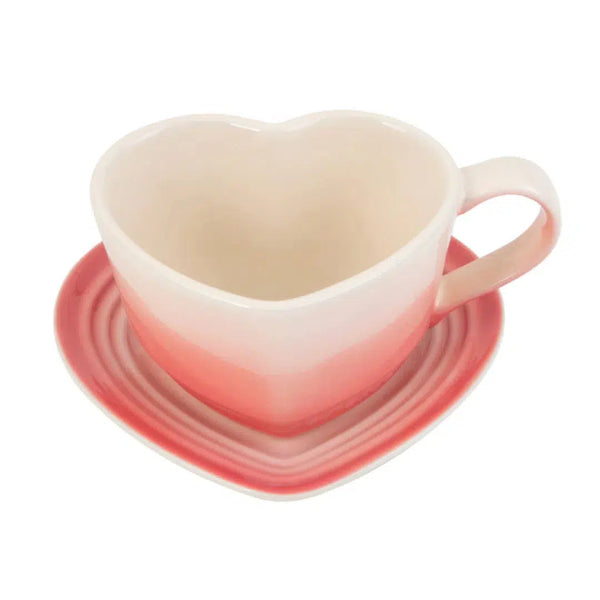 Caneca Cerâmica Coração Framboise 220ml Le Creuset