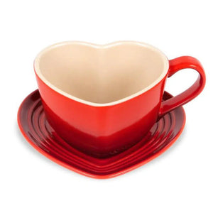 Caneca Cerâmica Coração Vermelha 220ml Le Creuset