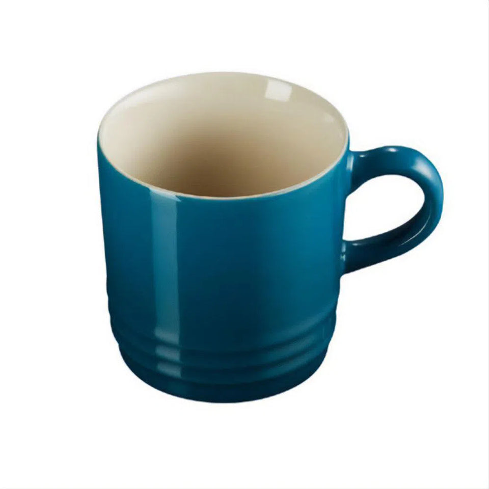 Caneca Cerâmica Deep Teal 100ml Le Creuset