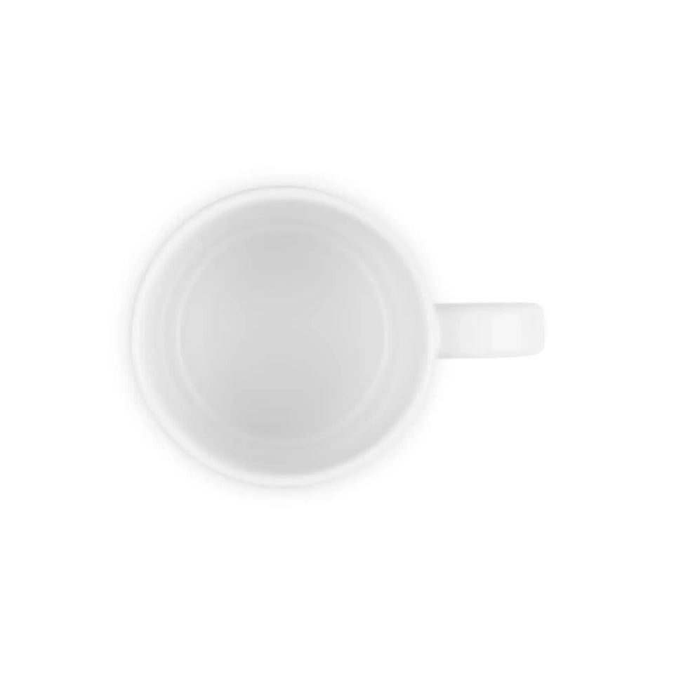 Caneca Cerâmica Holly Branca 200ml Le Creuset
