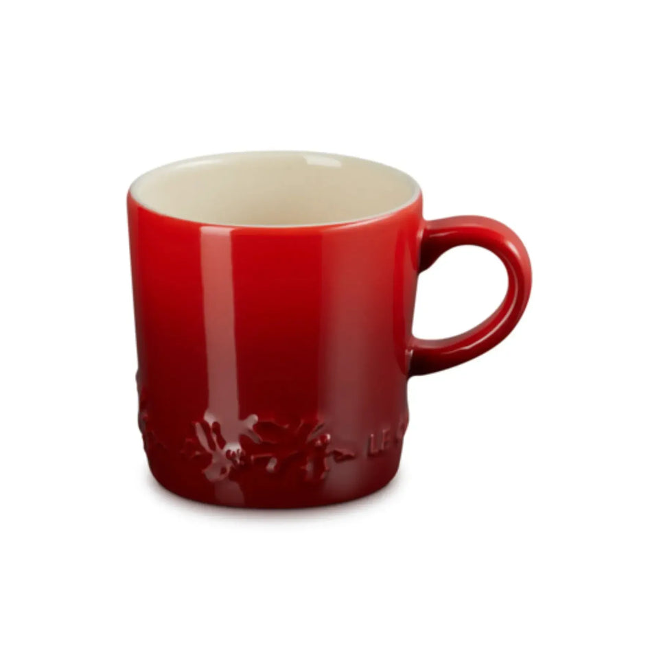 Caneca Cerâmica Holly Vermelha 200ml Le Creuset