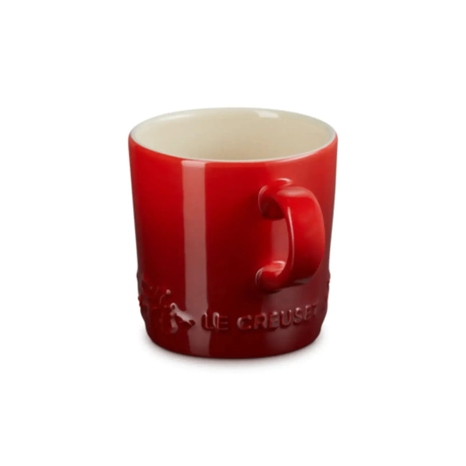 Caneca Cerâmica Holly Vermelha 200ml Le Creuset