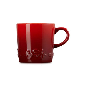 Caneca Cerâmica Holly Vermelha 200ml Le Creuset