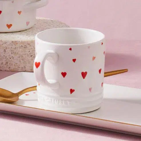 Caneca Cerâmica L'Amour Branco 350ml Le Creuset