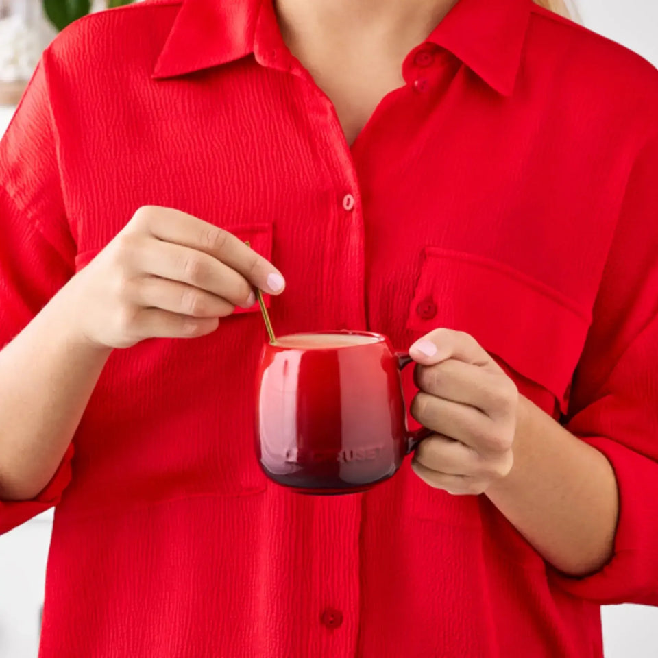 Caneca Cerâmica Sphere Vermelha 320ml Le Creuset