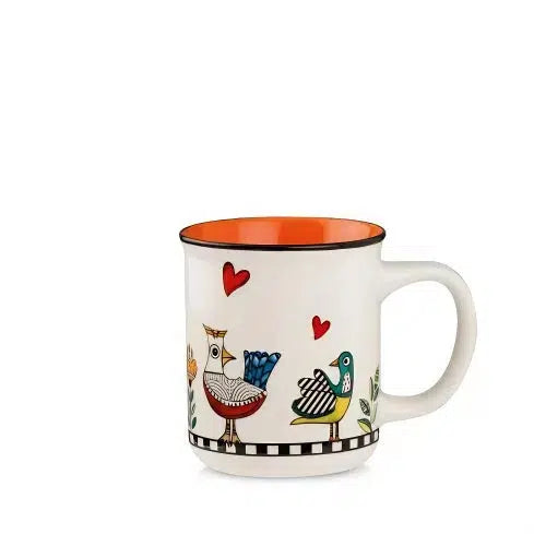 Caneca Mug Cocoricó Laranja 380ml Egan