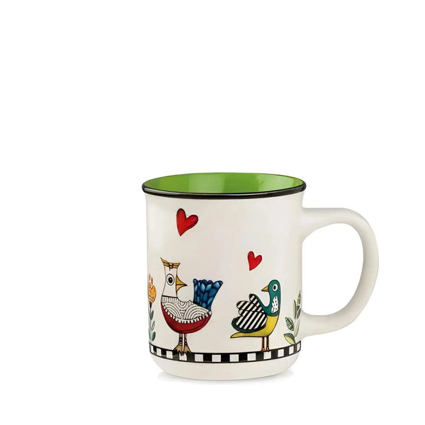 Caneca Mug Cocoricó Verde 380ml Egan