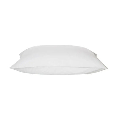 Capa Protetora de Super Travesseiro 233 Fios Percal 100% Algodão Branca 50x90cm Trussardi