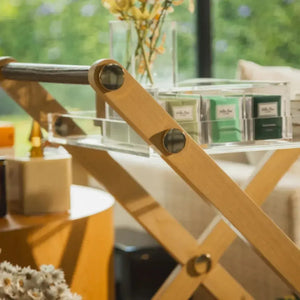 Carrinho de Serviço Acrílico / Madeira Alenya Onom