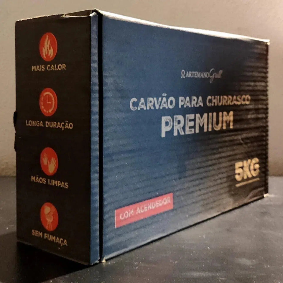 Carvão Premium para Churrasqueira Kamado Artemano