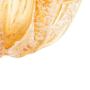 Centro de Mesa Decorativo Vidro Italy Ambar 23,5x11cm