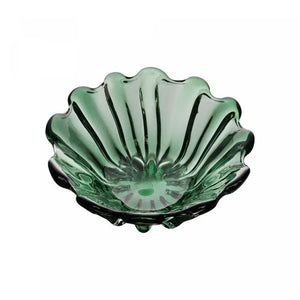 Centro de Mesa Decorativo de Vidro Italy Murano Verde 25x11cm