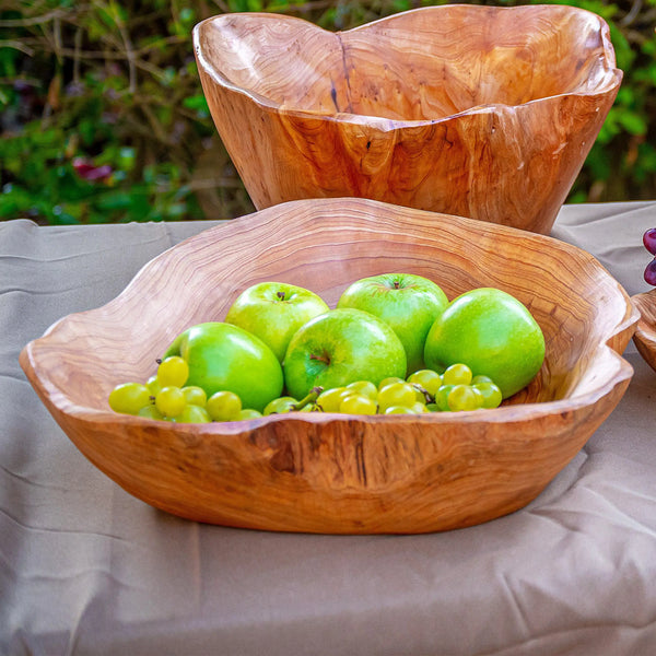 Centro de Mesa Madeira Natural 10x23x23cm Wood