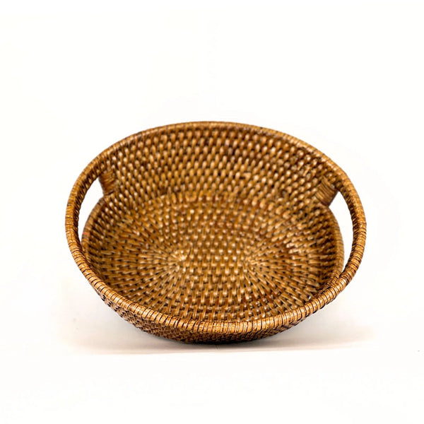 Cesta Oval em Rattan Bahali 23x20x6cm