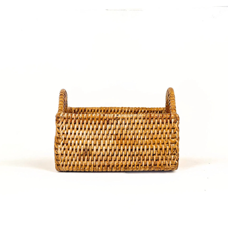 Cesta em Rattan Bahali 18,5x18,5x8,5cm