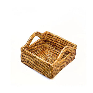 Cesta em Rattan Bahali 18,5x18,5x8,5cm