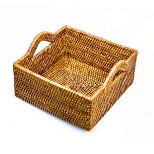 Cesta em Rattan Bahali 23x23x11cm