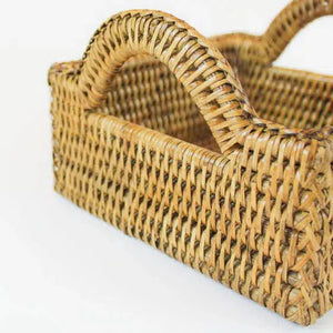 Cesta em Rattan Pecatu 23x23cm