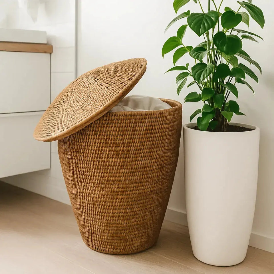 Cesto de Roupas em Rattan Bahali 45/26x50/55cm