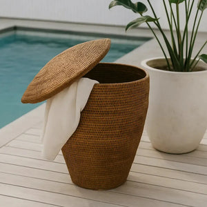 Cesto de Roupas em Rattan Bahali 45/26x50/55cm