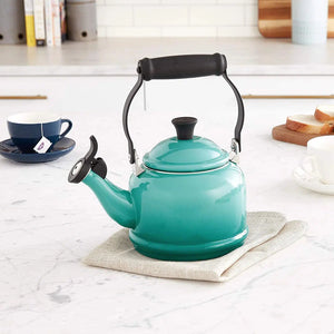 Chaleira Demi Aço Carbono Azul Caribe 1,1L Le Creuset