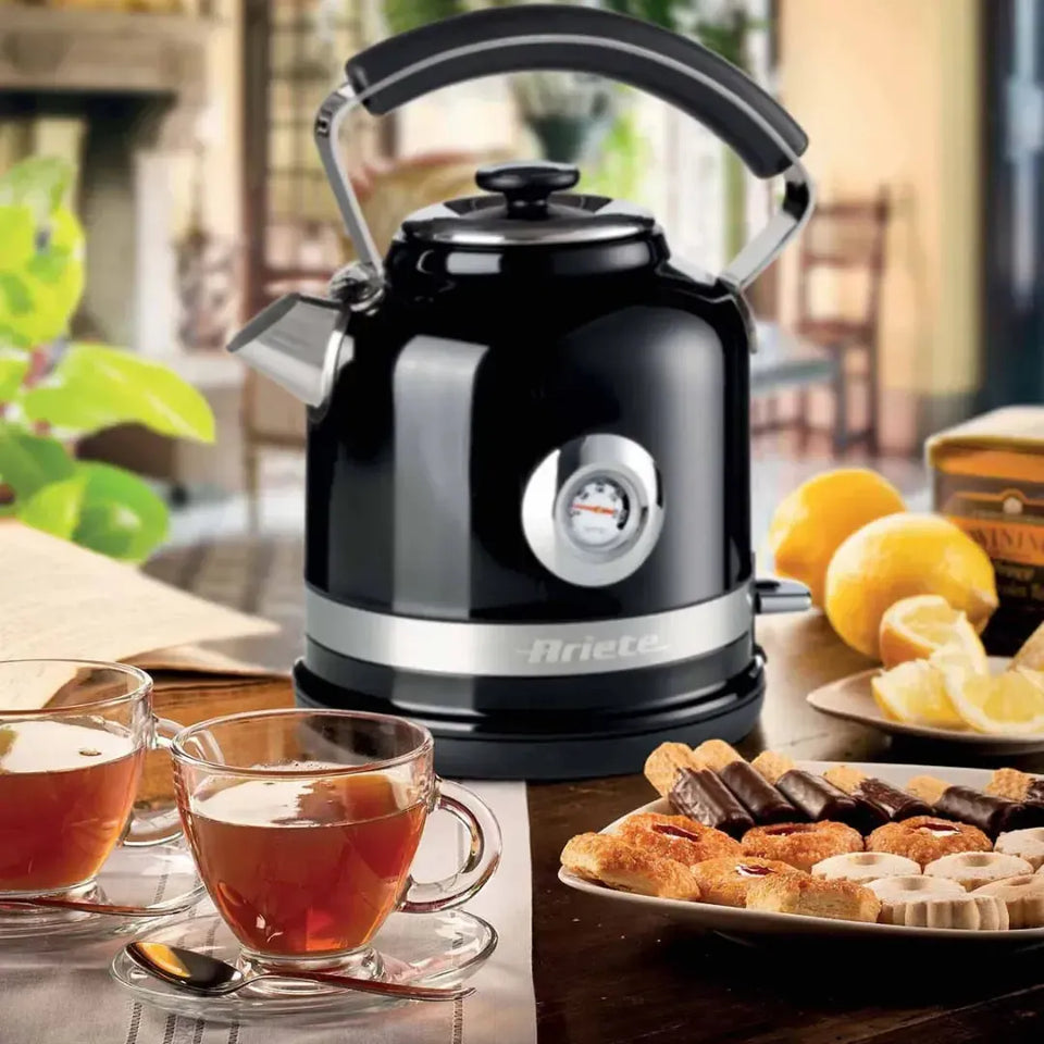 Chaleira Elétrica Moderna Preta 1,7L 360º 220V 1850W Ariete