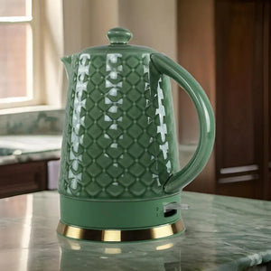 Chaleira Elétrica Porcelana Elegance Verde 1,5L 220V Tuut