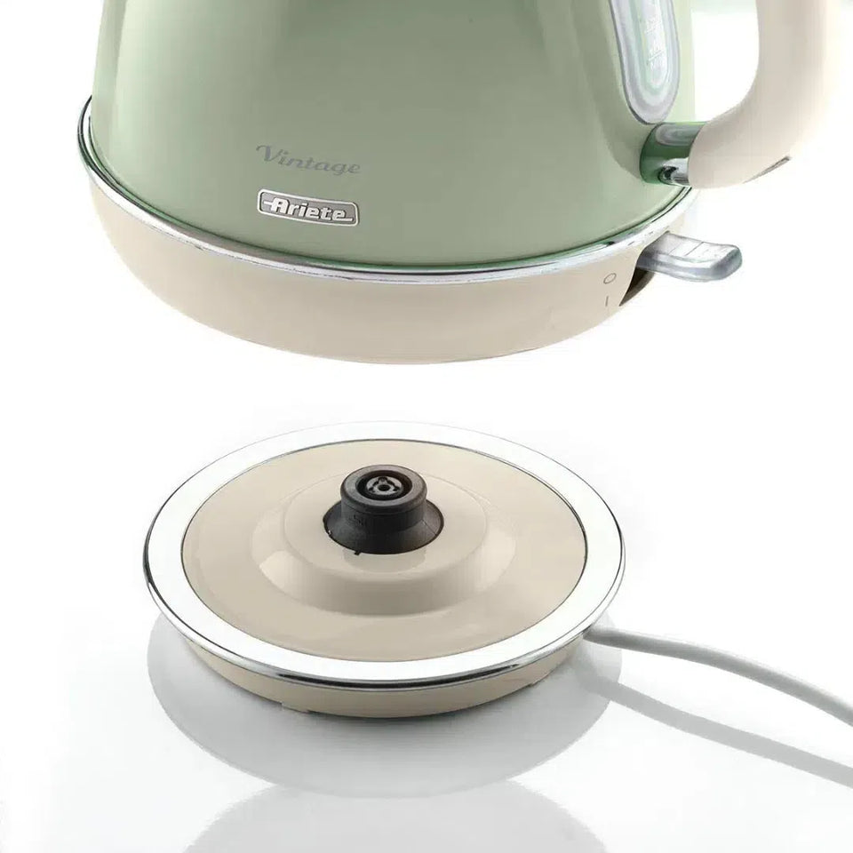 Chaleira Elétrica Vintage Verde 1,7L 360º 220V 1850W Ariete