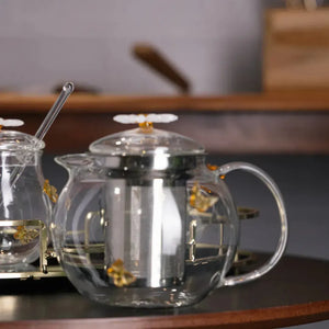 Chaleira Vidro Borossilicato com Infusor Sun Garden 600ml