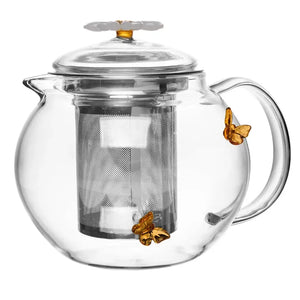 Chaleira Vidro Borossilicato com Infusor Sun Garden 600ml