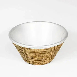 Champanheira em Rattan e Alumínio Bahali 54x31cm