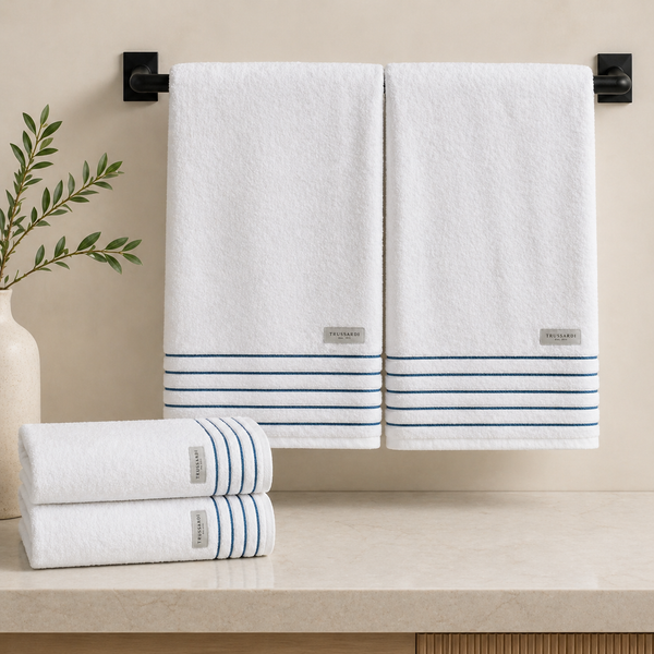 Kit de Banho 4 Pçs Palladio Branca / Adriatico Trussardi