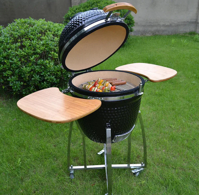 Churrasqueira Kamado Preta Artemano Grande 21 Polegadas