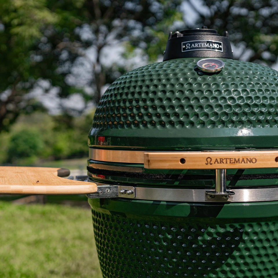 Churrasqueira Kamado Verde Artemano Pequena 16 Polegadas