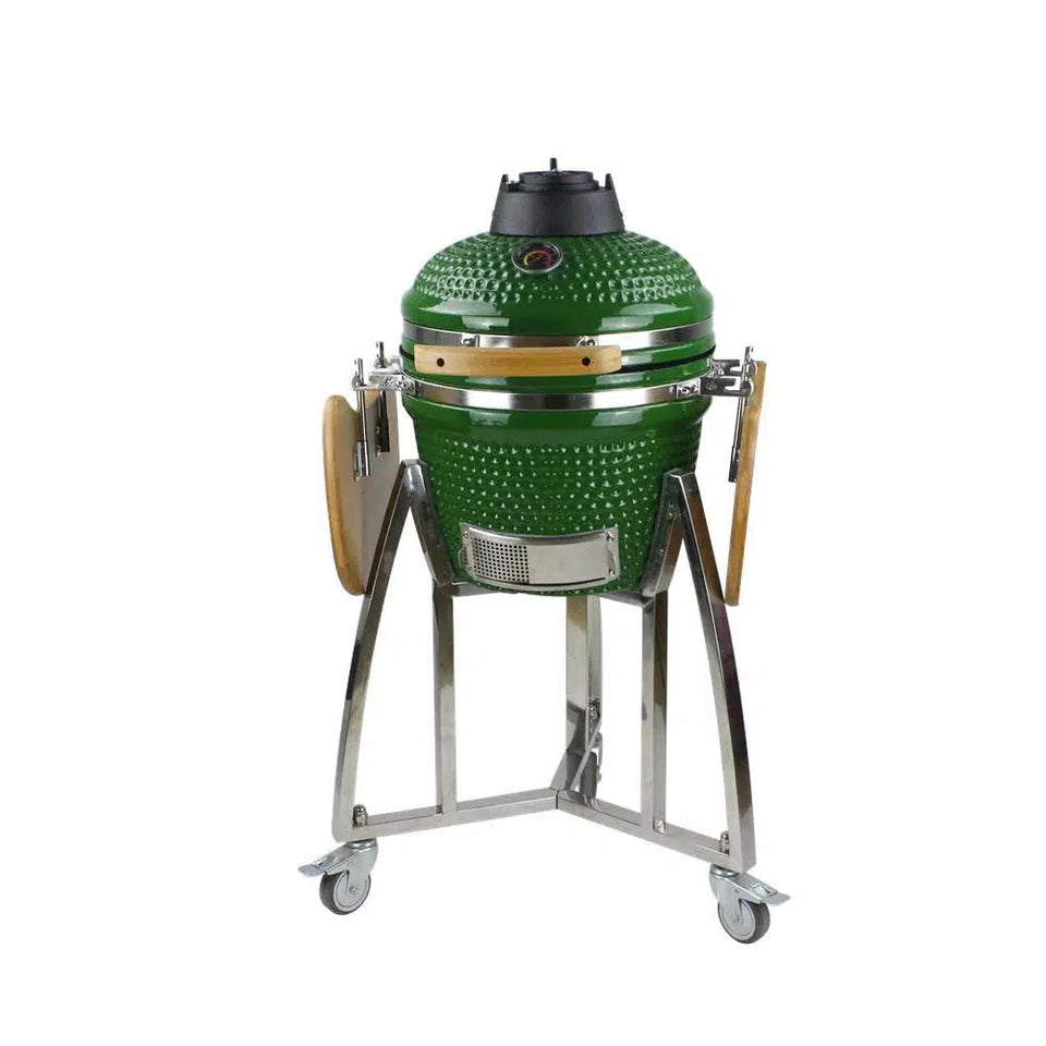 Churrasqueira Kamado Verde Artemano Pequena 16 Polegadas