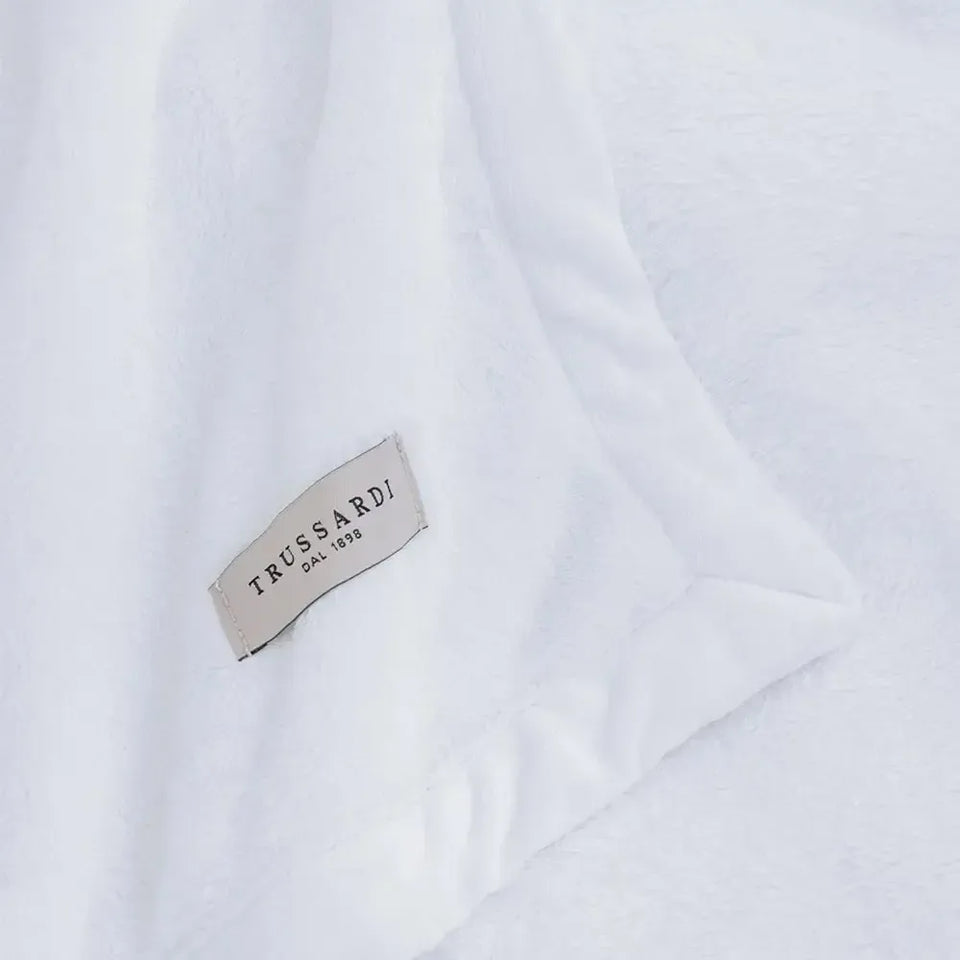 Cobertor Baby Domani Ultramacia Branco Trussardi