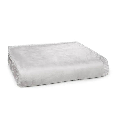 Cobertor King Piemontesi Microfibra Aveludado Platino Trussardi