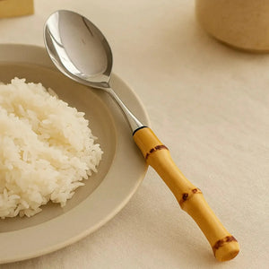 Colher de Arroz em Bambu Natural