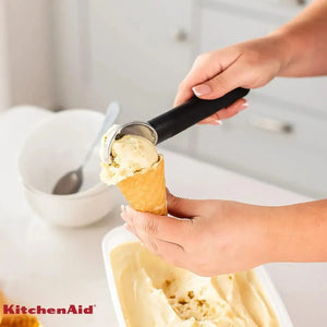 Colher de Sorvete Açaí Sobremesa Zinco Preto KitchenAid