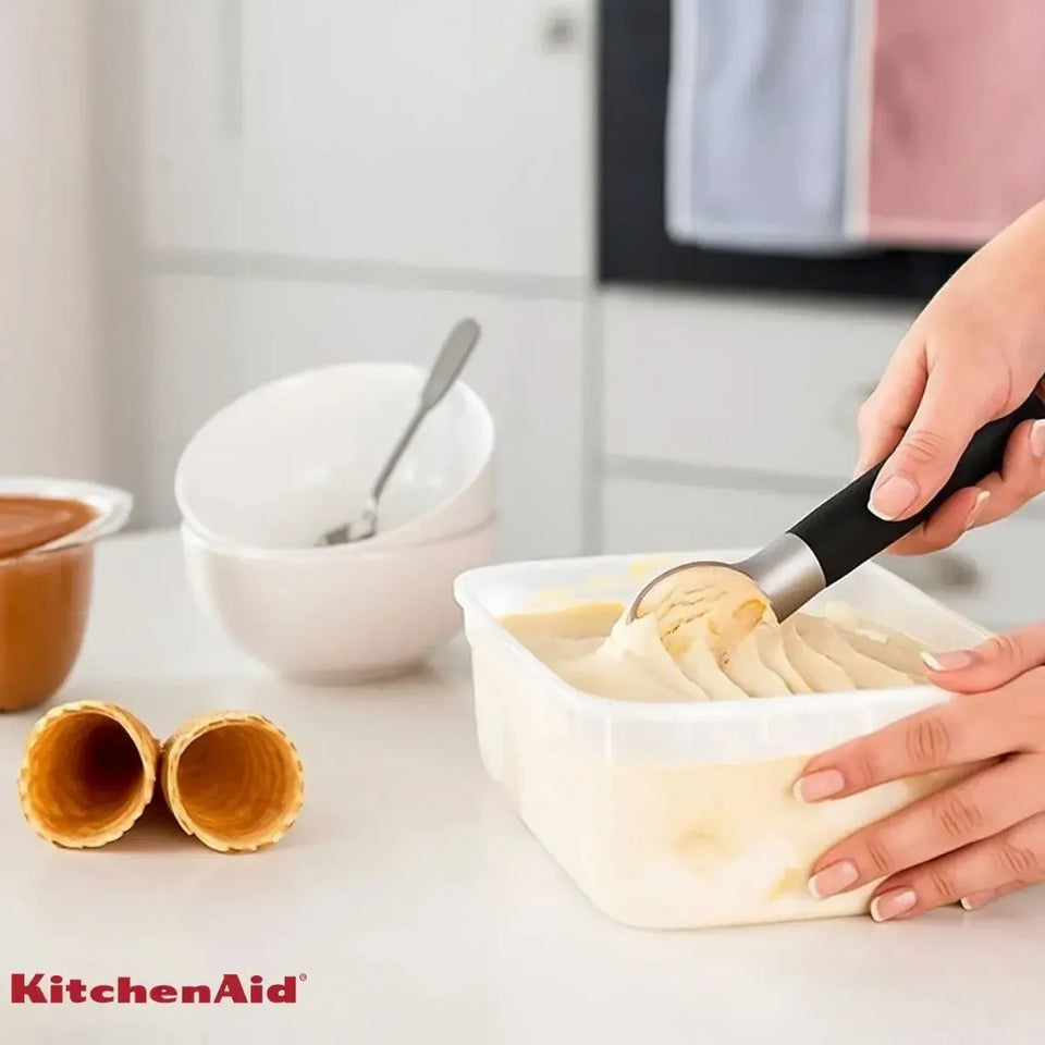 Colher de Sorvete Açaí Sobremesa Zinco Preto KitchenAid
