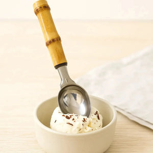 Concha p/ Sorvete em Bambu Natural