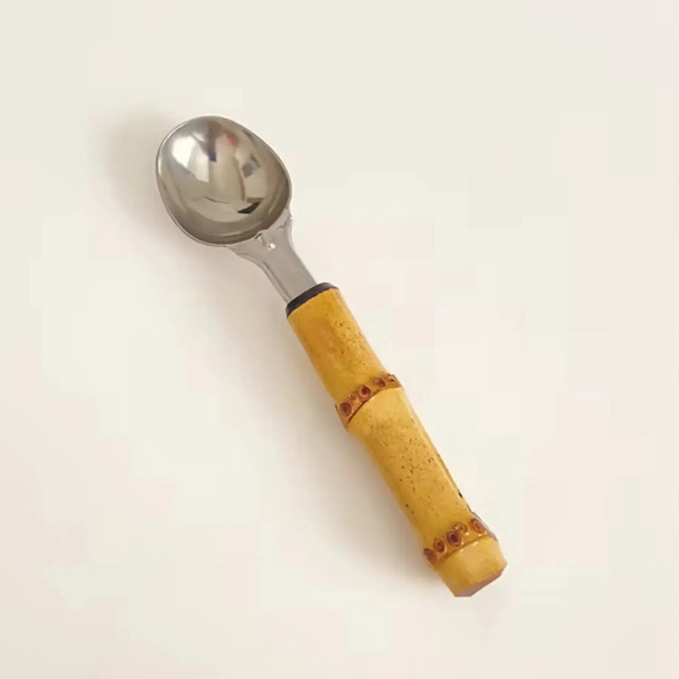 Concha p/ Sorvete em Bambu Natural