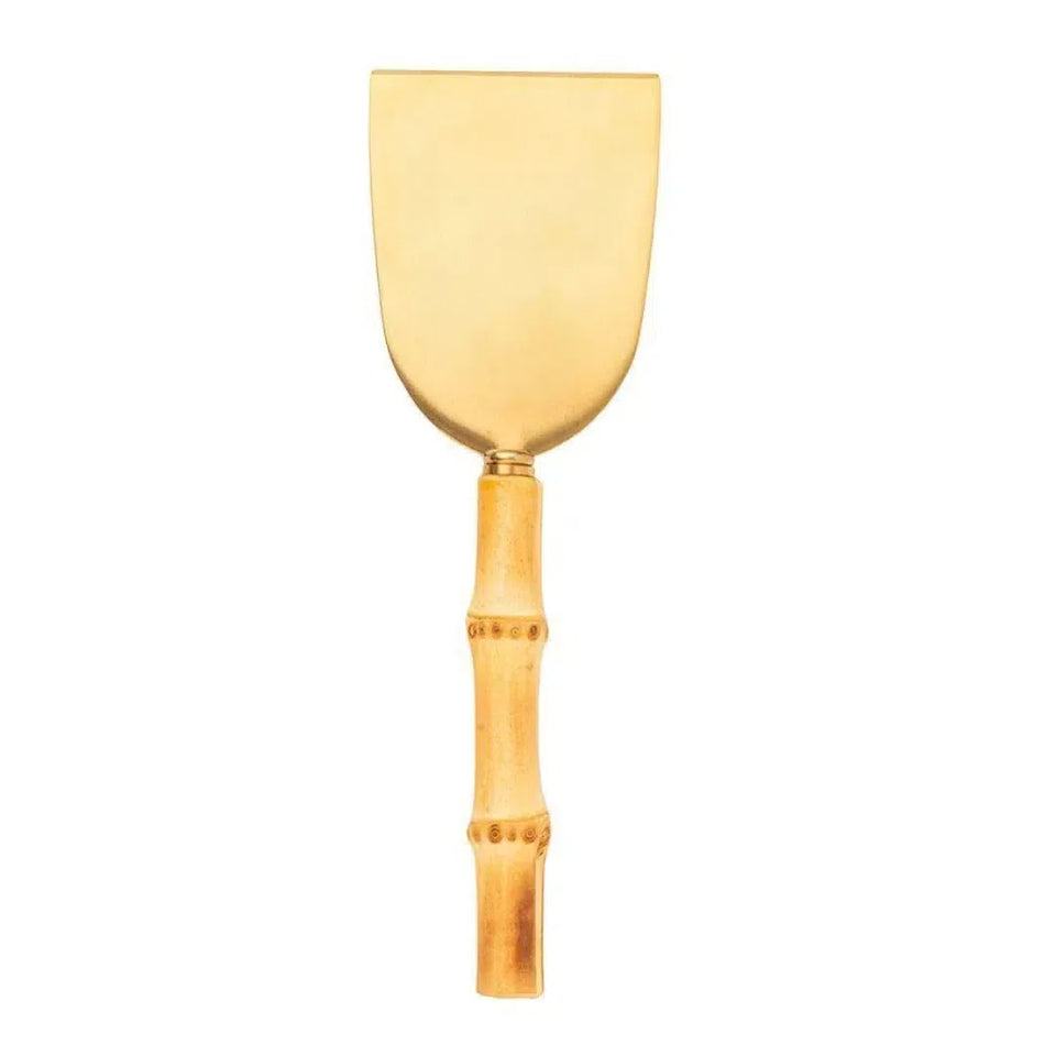 Conjunto 03 Peças para Queijo Garbo Bamboo Aço Inox Natural Dourado