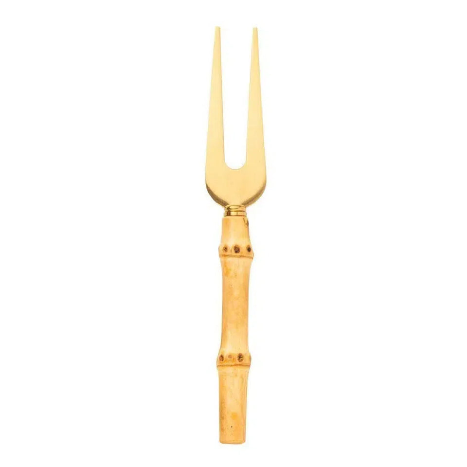 Conjunto 03 Peças para Queijo Garbo Bamboo Aço Inox Natural Dourado