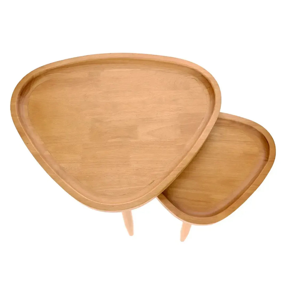 Conjunto 2 Mesas Madeira Mart