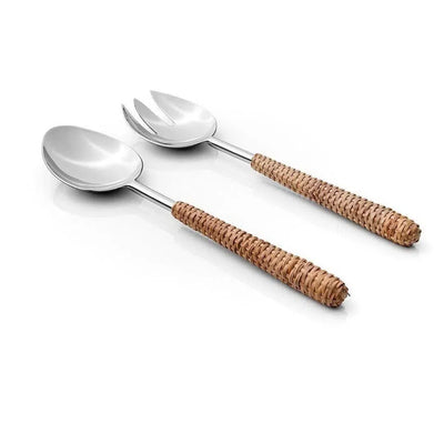 Conjunto 2 Talheres para Salada Garbo Rattan