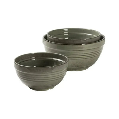 Conjunto 3 Bowls Cerâmica Verde Linha Singular
